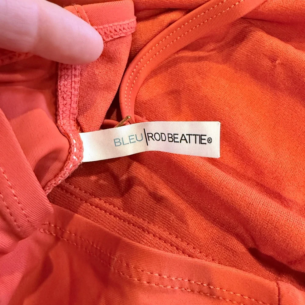 bright orange One-Piece Swimsuit size 12